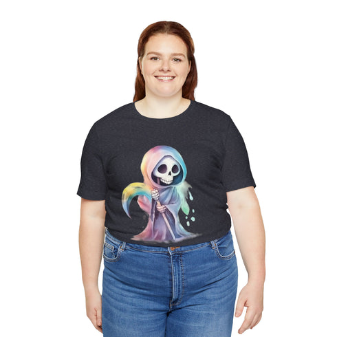 Cute Colorful Reaper - Short Sleeve Tee